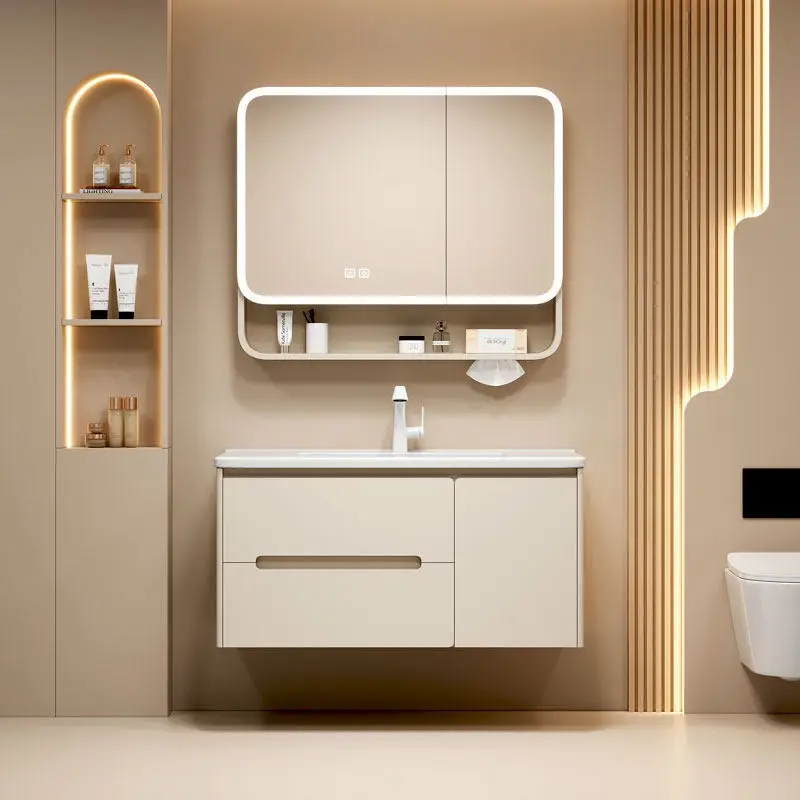 Mirror Partitions Cupboard Toilet Makeup Organizer Decorations Bathroom Cabinet Drawers Storage Archivadores Trendy Furniture