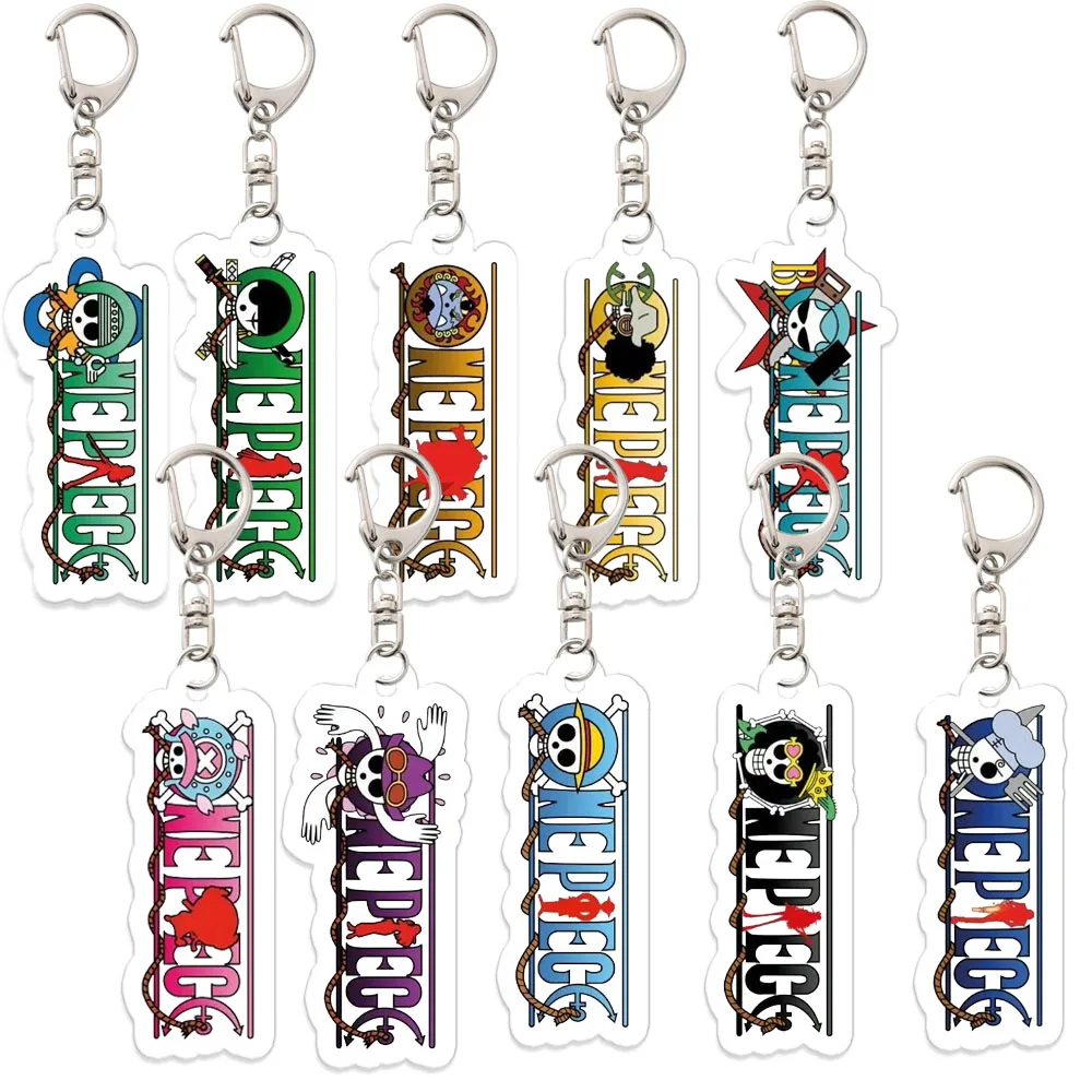 Llavero de Luffy, Anime, Nami, Roronoa Zoro, Decoración para Mochila, Colgante Exquisito para Estudiantes, Set de Pareja, Figura, Regalo de Cumpleaños