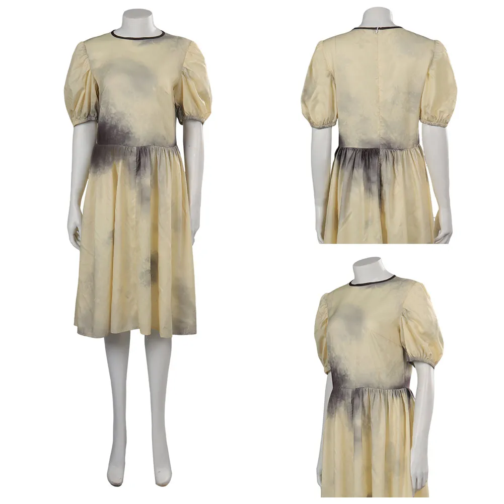 Costume de Cosplay de l'Exorciste de Katherine pour Fille, Robe Imprimée, Tenue d'Halloween, Carnaval, ixImbibée