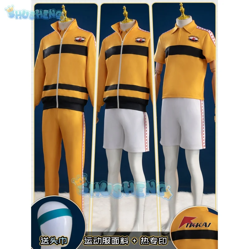 Anime The Prince Of Tennis Cosplay costume Seiichi Yukimura Rikkai daigaku fuzoku chuu School uniform and team uniform