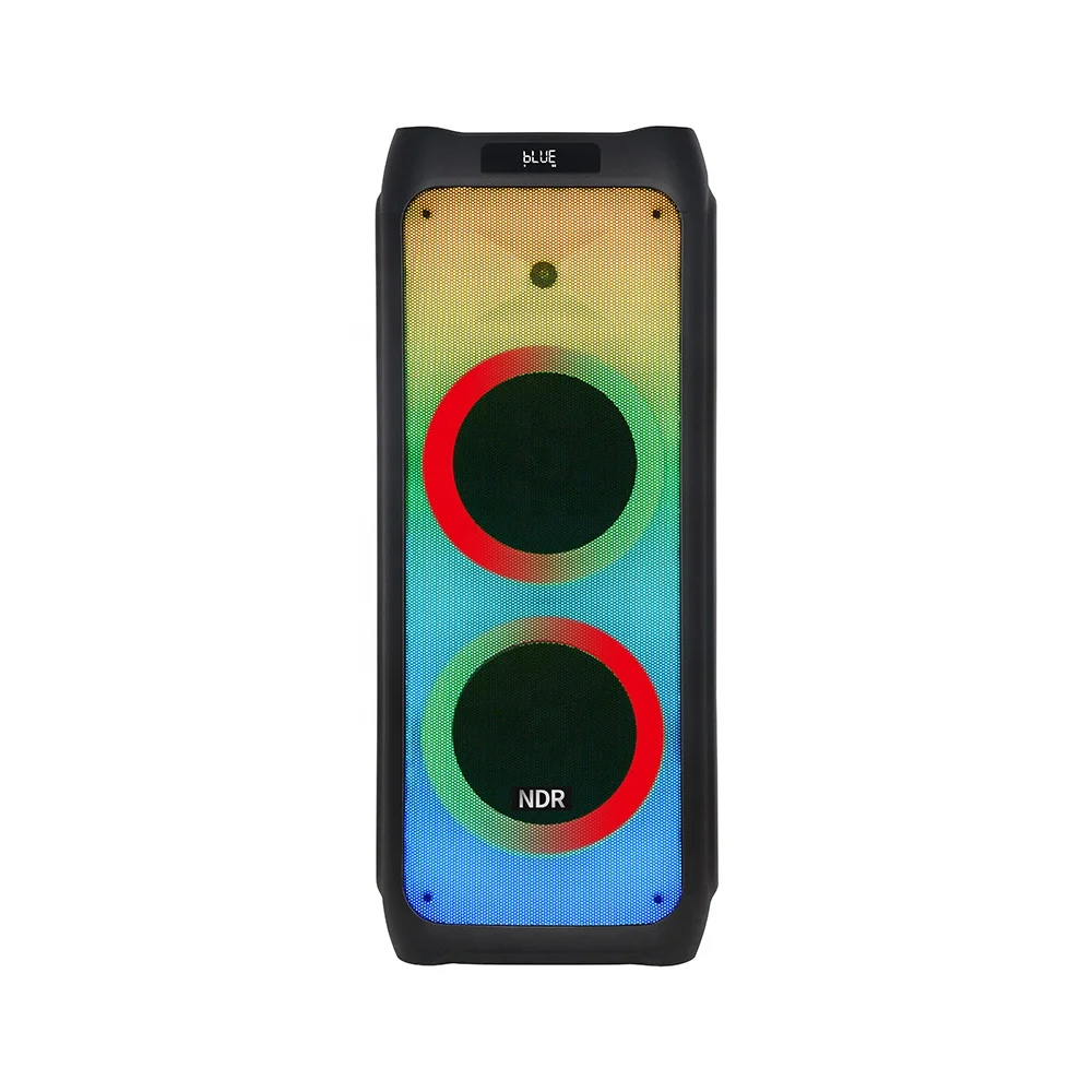 

NDR Dual 10inch Partybox 1000 Portable BT Outdoor Party Speaker Sound Speaker Battery Plastic Technology Caixa De Som Fashion