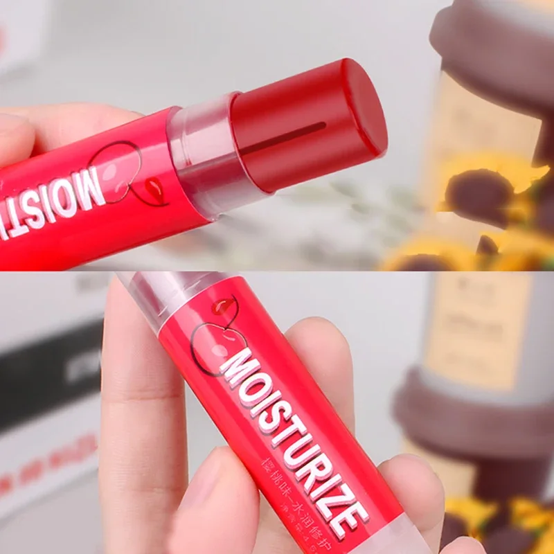 Balsamo per labbra aromatizzato alla frutta Idratante Nutriente Primer per labbra Maschera Lucidalabbra antiaderente a lunga durata Rossetto Labbra Trucco Cosmetici