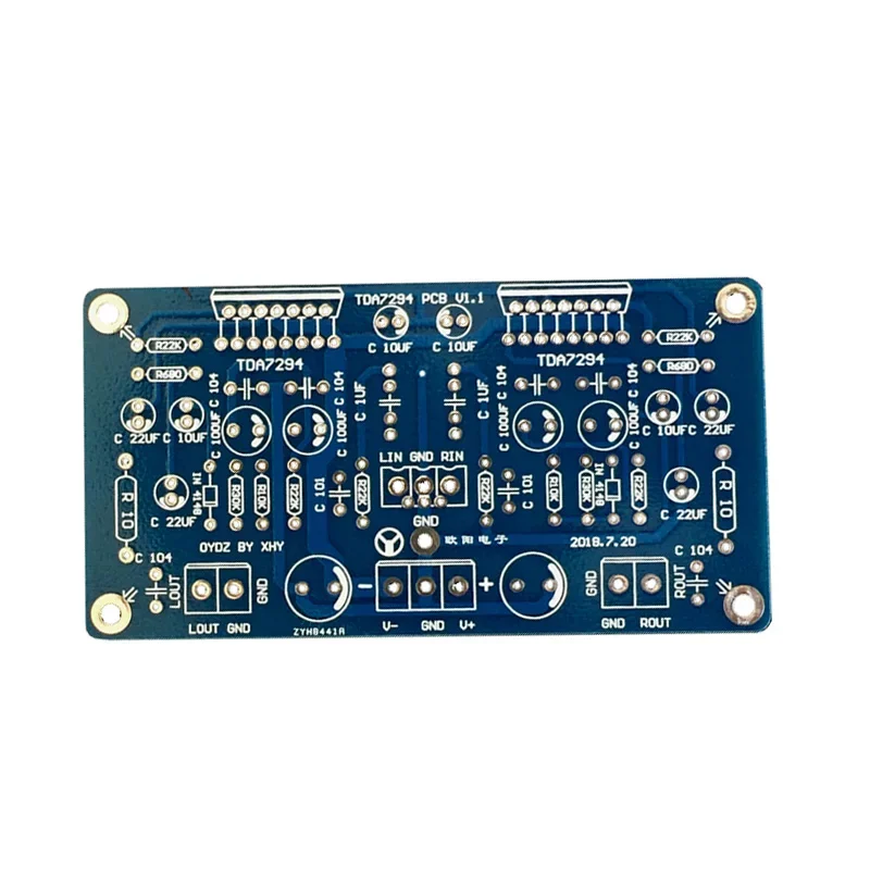 DLHiFi TDA7294 70Wx2 Stereo Power Amplifier PCB Finished Board