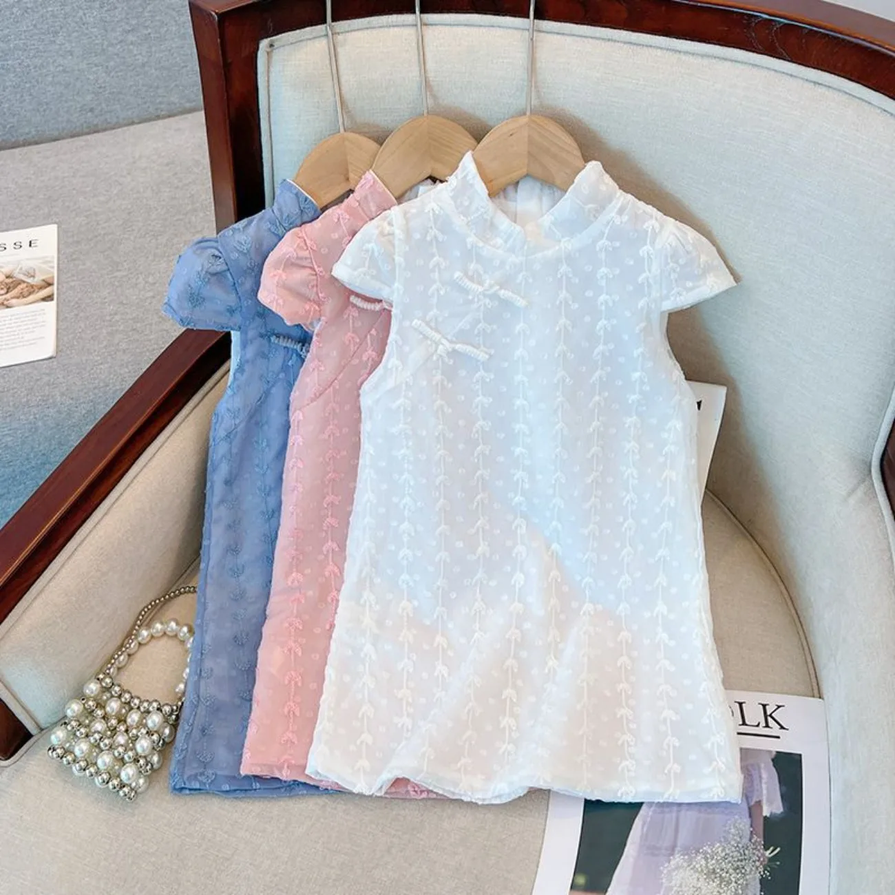 New Style Ancient Princess Dress For Girls Chinese Style Cheongsam Dress For Girls Birthday Gift