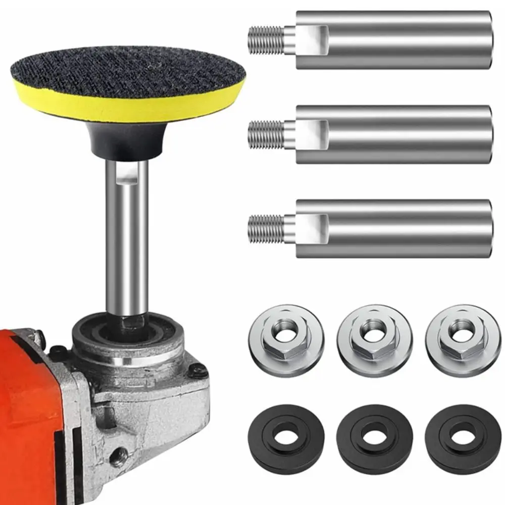 Steel Thread Adapter Extension Rod M10 M14 Power Tool Angle Grinder Bit Extension Shaft 65/80/95/115mm