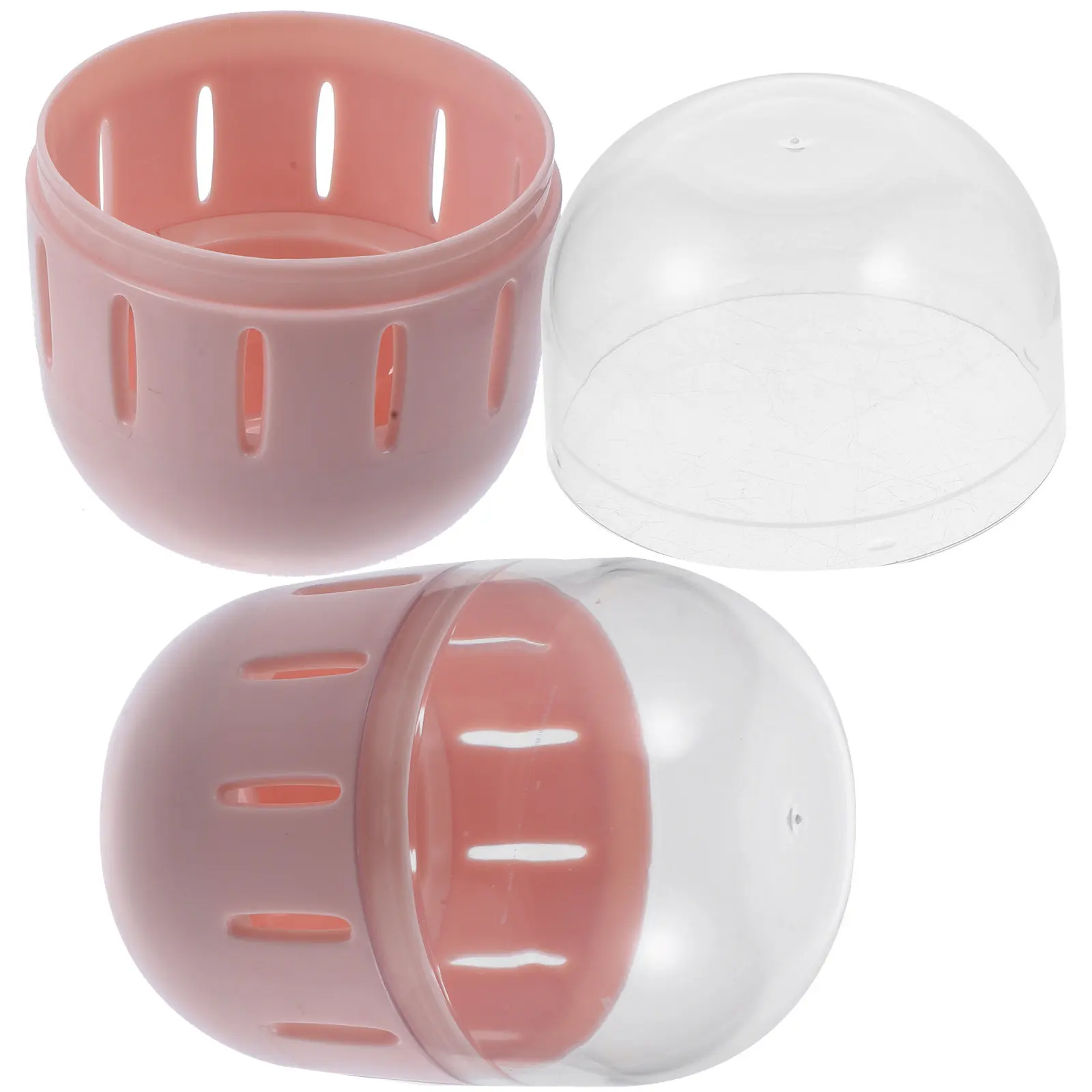 قطعتان من صندوق تخزين البيض الصغير المحمول، منظم إسفنج المكياج، حافظة سيليكون لبودرة التجميل، مقاومة للغبار وقابلة للتنفس للاستخدام المنزلي