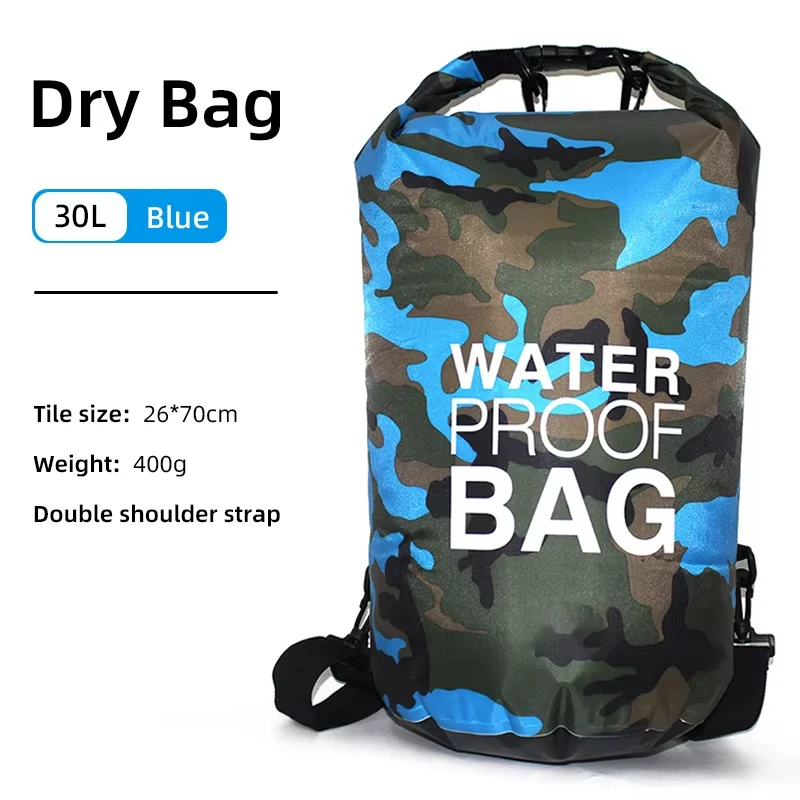 Schwimmen PVC Pack Dry Bag Rucksack für Frauen Männer 10L 15L 20L 30L Wasserdichte Schulter Kajak Driften Rafting Surfen Bootfahren Tasche