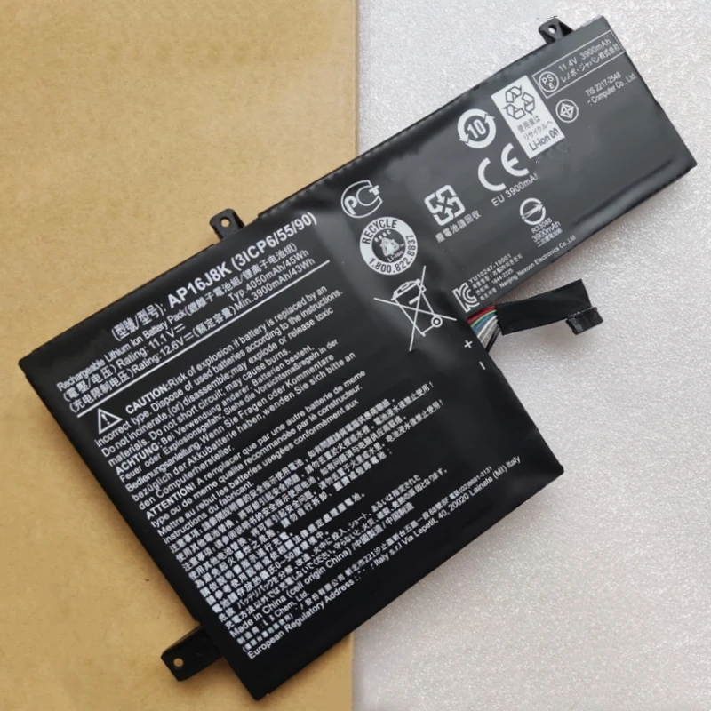 

New AP16J8K AP16J5K Laptop Battery For Acer Chromebook 11 N7 C731 C731T-C9M4 C96J C5B8 C11A C0X8 C9J0 C02H C118 C8VE C42N C388