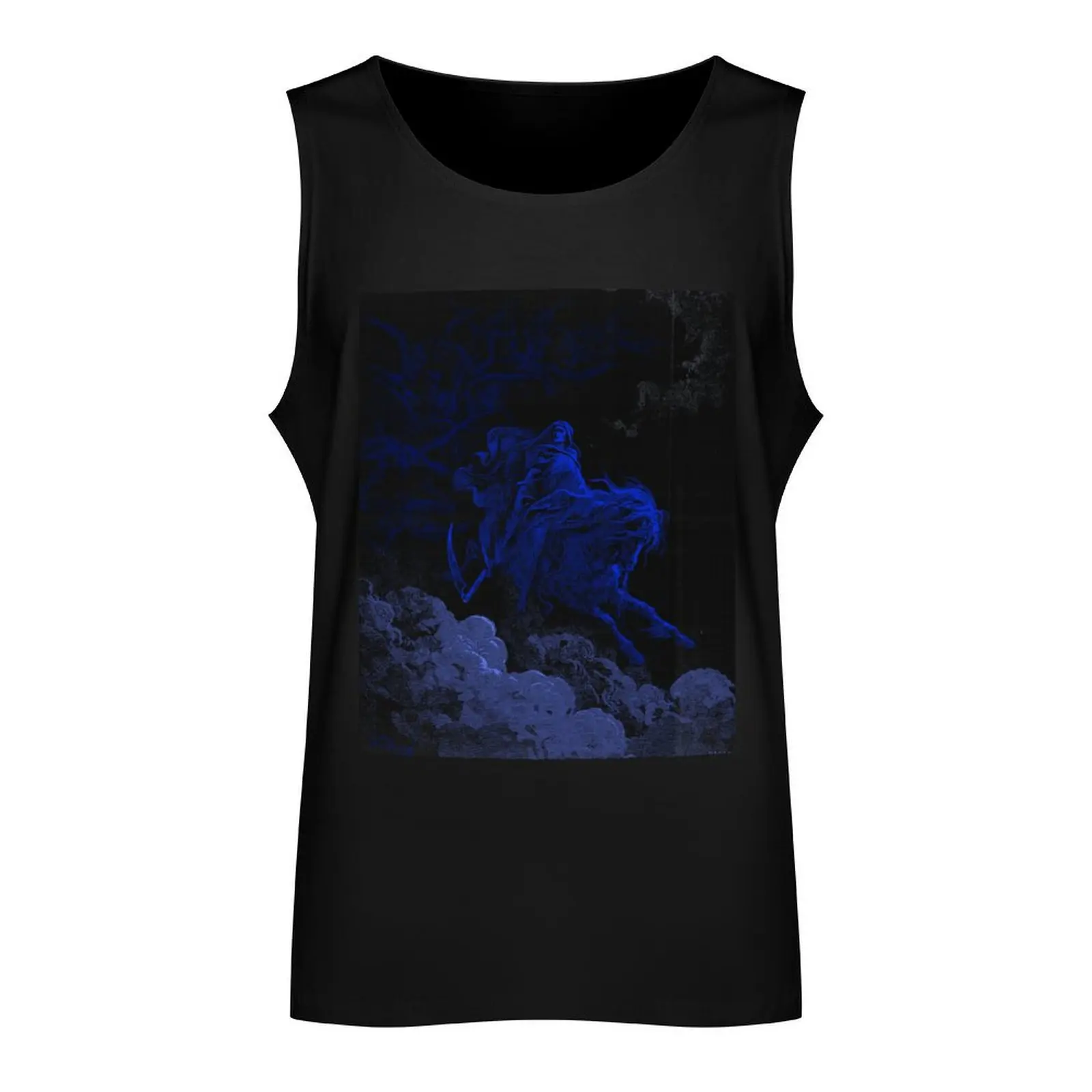 Vision of Death Tank Top vests for men T-shirt men tops Japanese t-shirt