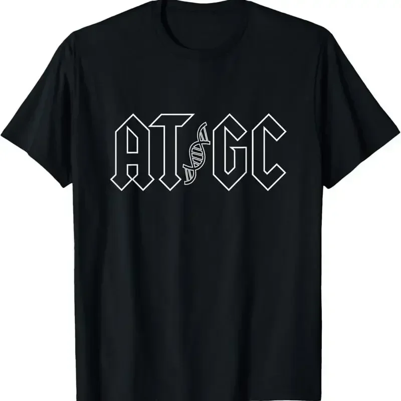 T-shirt pour enseignant en sciences biologiques, ADN, ATGC, Nucleotides