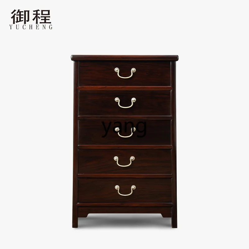 

LZR all solid wood storage mahogany short cabinet small cabinet
