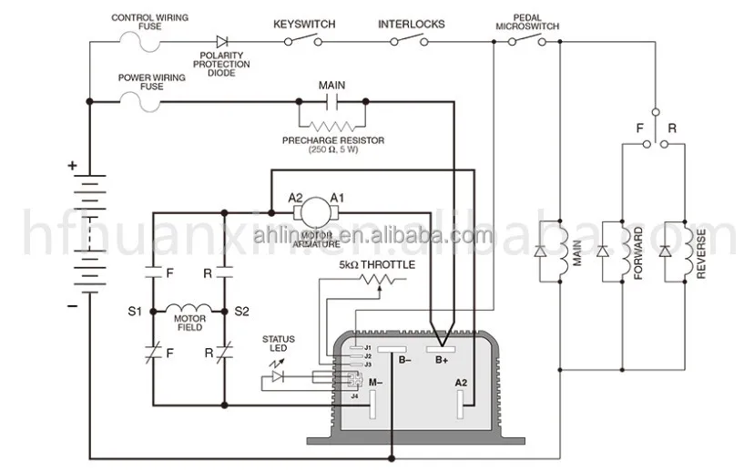1205M-5603 استبدال 1209-6401 وحدة تحكم المحرك 48 فولت #6