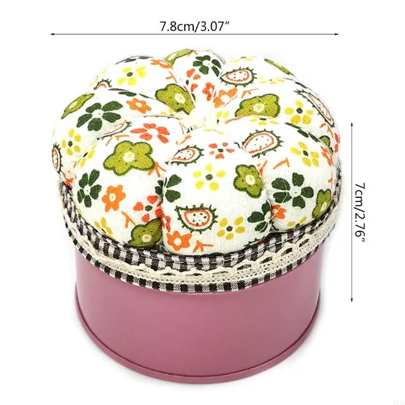 77JB 11 สีฟักทอง Pin จัดเก็บกล่องเย็บผ้า Pin Mat เย็บ Pins อุปกรณ์เสริมเย็บ Pins Pad