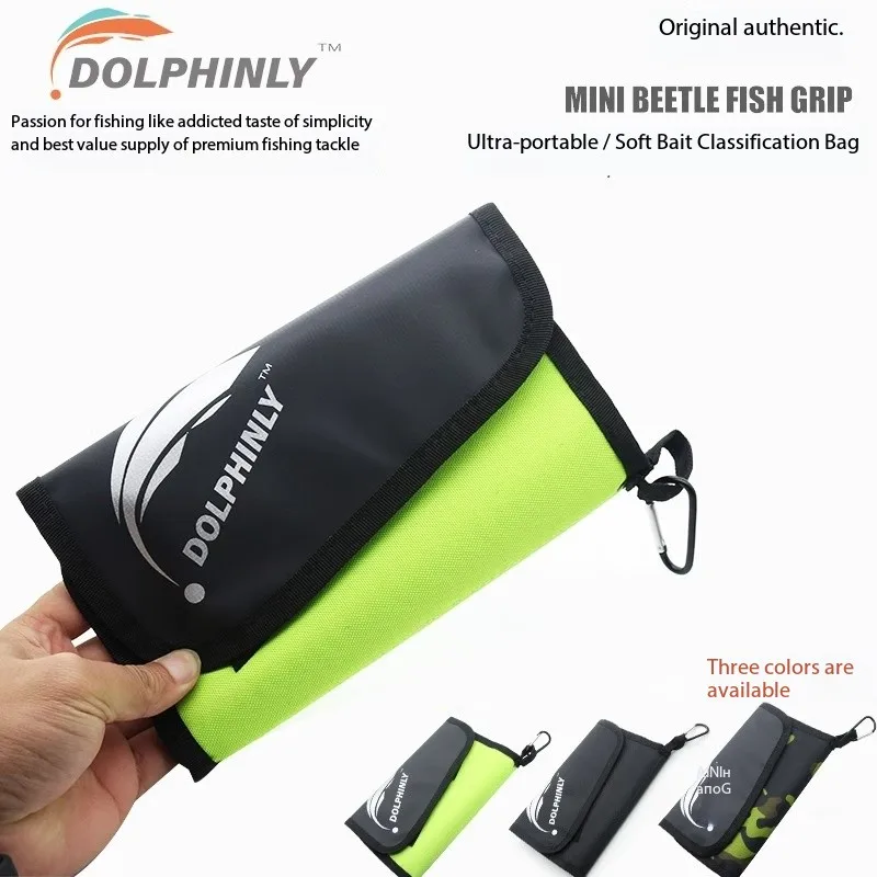 

Luya Soft Bait Storage Bag Oxford Cloth Multi-Layer Large Capacity Wear-Resistant Portable Outdoor Fishing Gear Accessory Bag