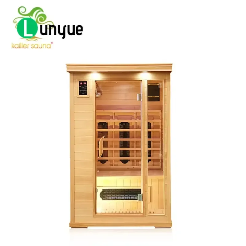 Factory Price Sauna Steam Room Combo Home Spa Wood Barrel Dry Wet Heat Relaxation Bath House Equipment