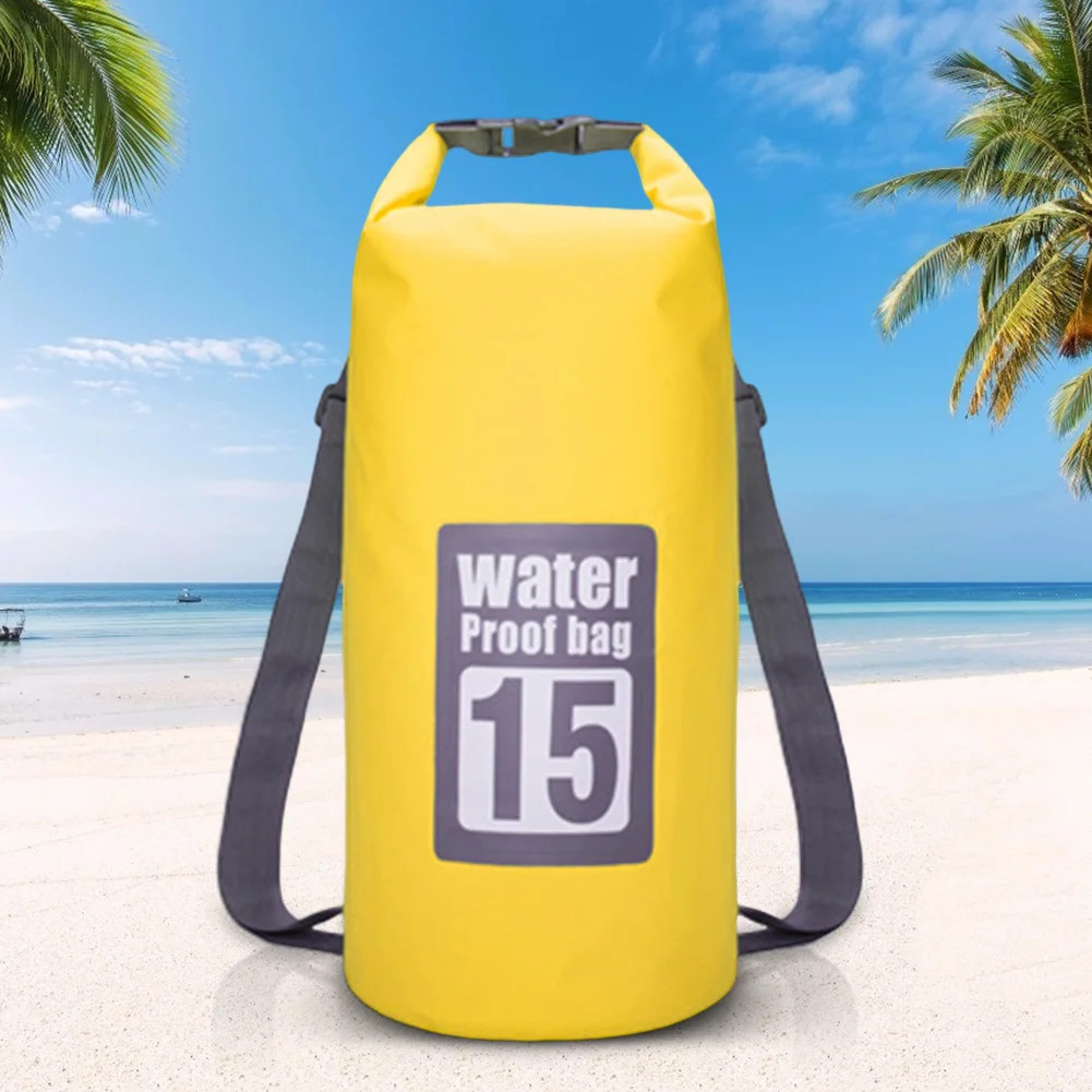 

15/30L Drifting Rafting Bag Lightweight PVC Rafting Boating Bag with Hooks Removable Portable Easy Installation for Water Sports