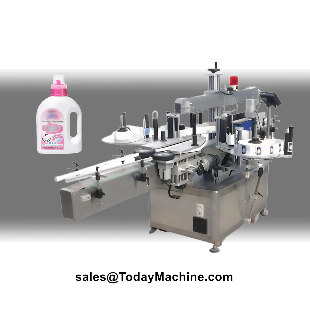 Automatic Water Plastic Bottle Sticker Round Bottle Labelling Machine With Date Printing