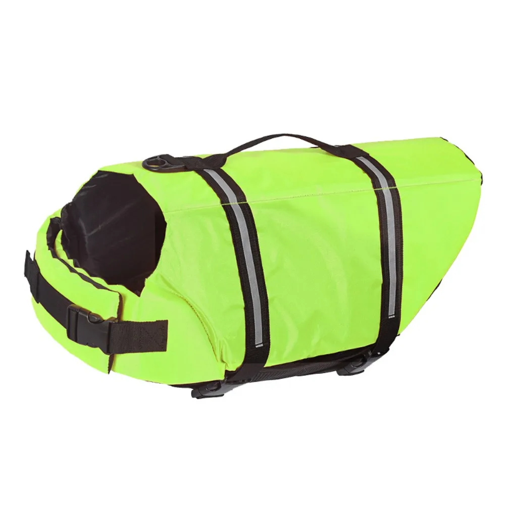 

Dog Supplies Reflective Dog Life Vest High Buoyancy Rescue Handle Dog Life Jacket Adjustable Waterproof Puppy Swimwear Boating