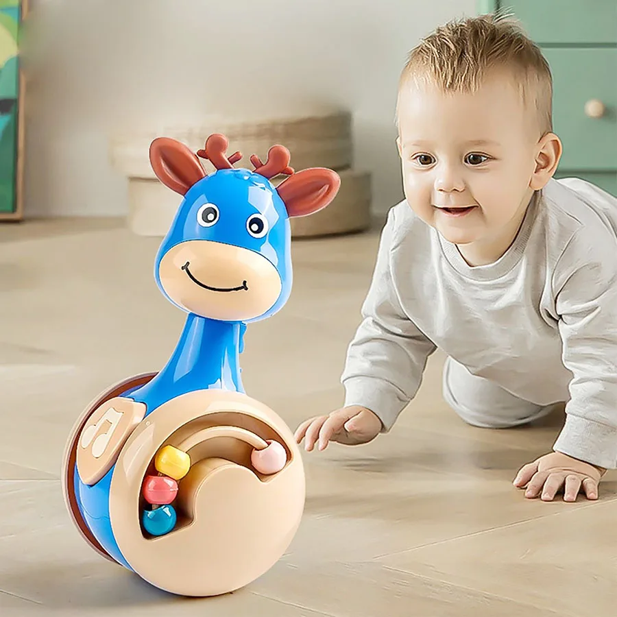 鹿、恐竜、倒れない人形、爬虫類、子供向けの心地よい、教育的、マルチプレイヤーのインタラクティブな屋内おもちゃ