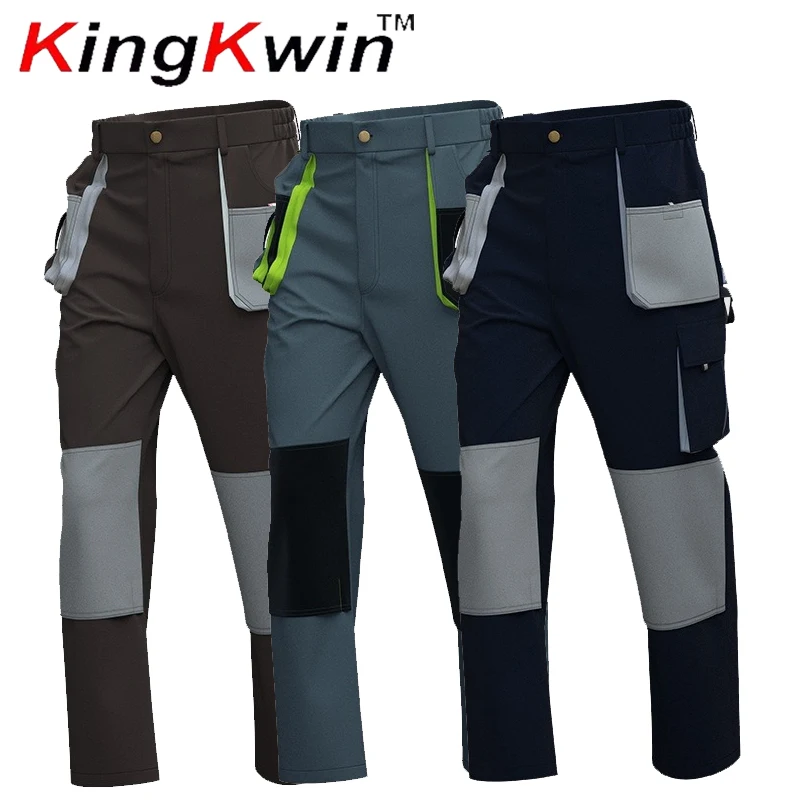 Craftsman's Work Pants Workwear Men's Construction Pants Tactical Work Safety Carpenter Pants