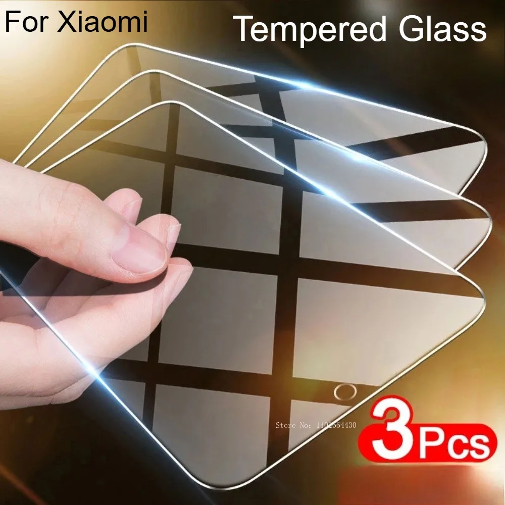 

3 шт. защитные пленки высокой четкости для Xiaomi Poco F7 Pro, закаленное стекло с защитой от царапин для Xiaomi Poco F7, сверхпрочное стекло