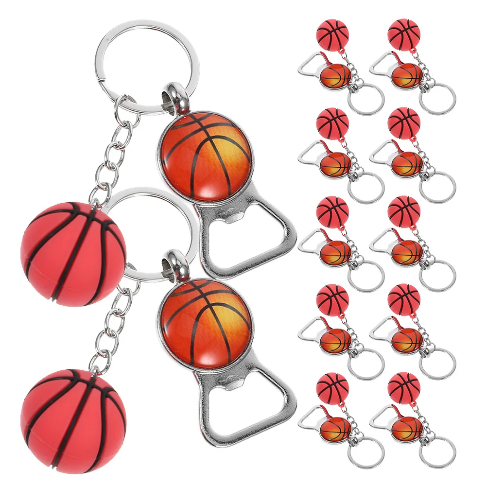 

12 шт., спортивный мяч, открывалка для бутылок, брелок, функциональный и стильный инструмент для открытия пива, вина, газировки, вечерние сувениры