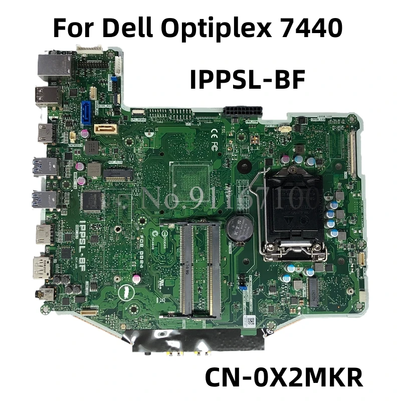 Imagem -01 - Ippsl-bf Motherboard para Dell Mainboard 100 Testado Totalmente Trabalho Dell Optiplex 7440 Aio Cn0x2mkr 0x2mkr X2mkr Ddr4
