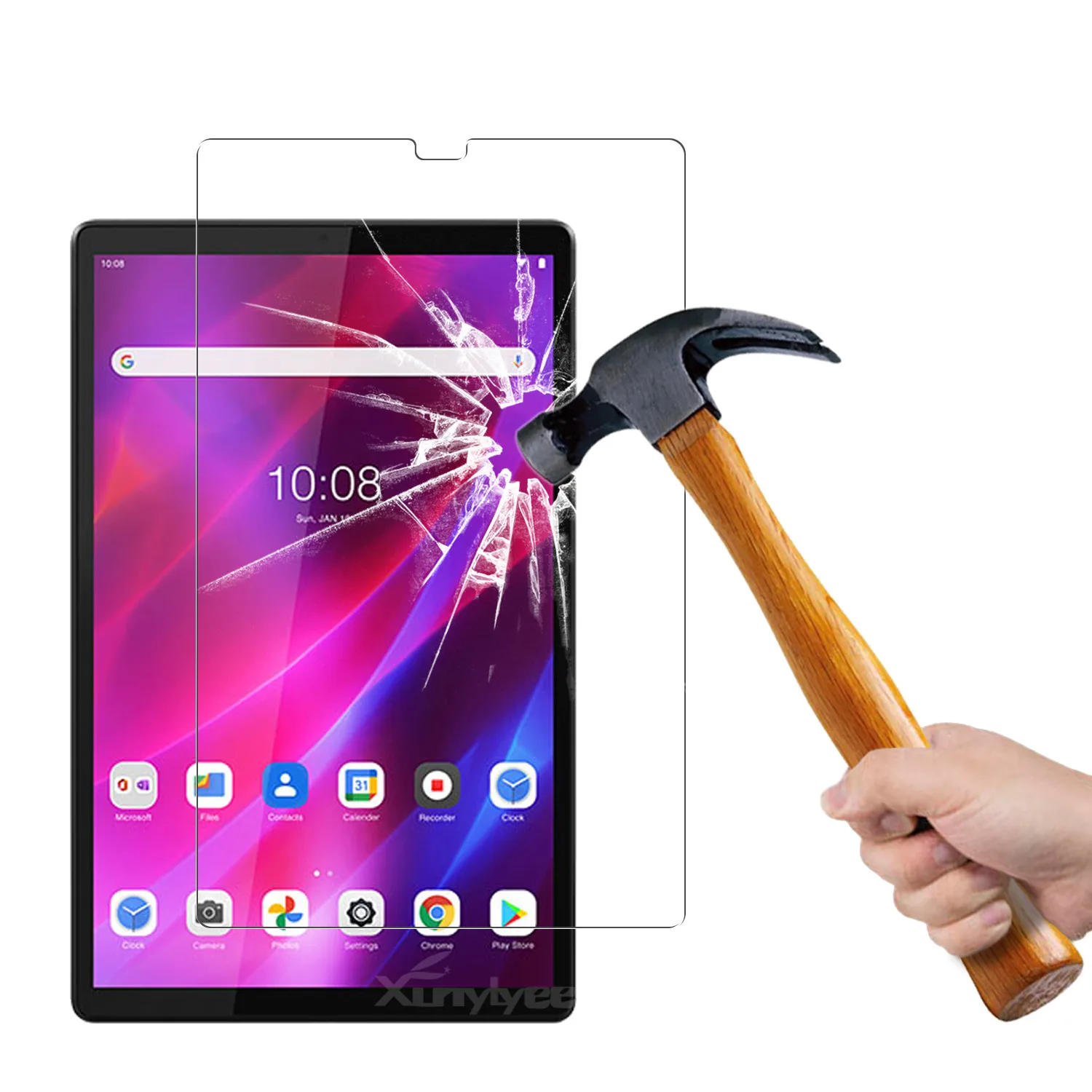 Protecteur d'écran Guatemala verre pour Lenovo Tab K10 10.3 en effet 2021 TB-X6C6F TB-X6C6X HD clair anti-rayures tablette Film 2 pièces