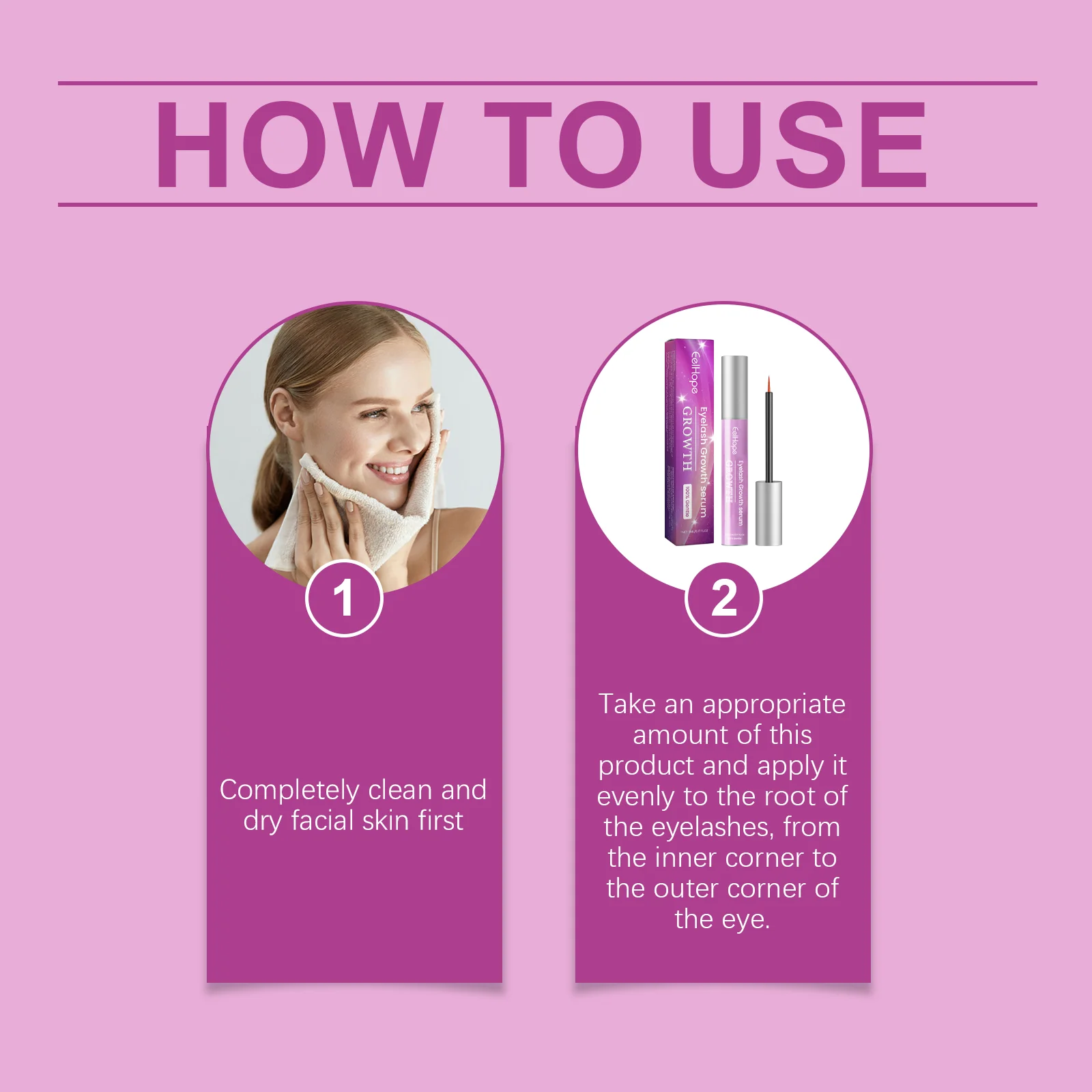 Suero para el Crecimiento Rápido de Pestañas, Potenciador para Pestañas Más Largas, Voluminosas y Rizadas, Tratamiento Nutritivo para la Raíz, Accesorio de Maquillaje para Ojos