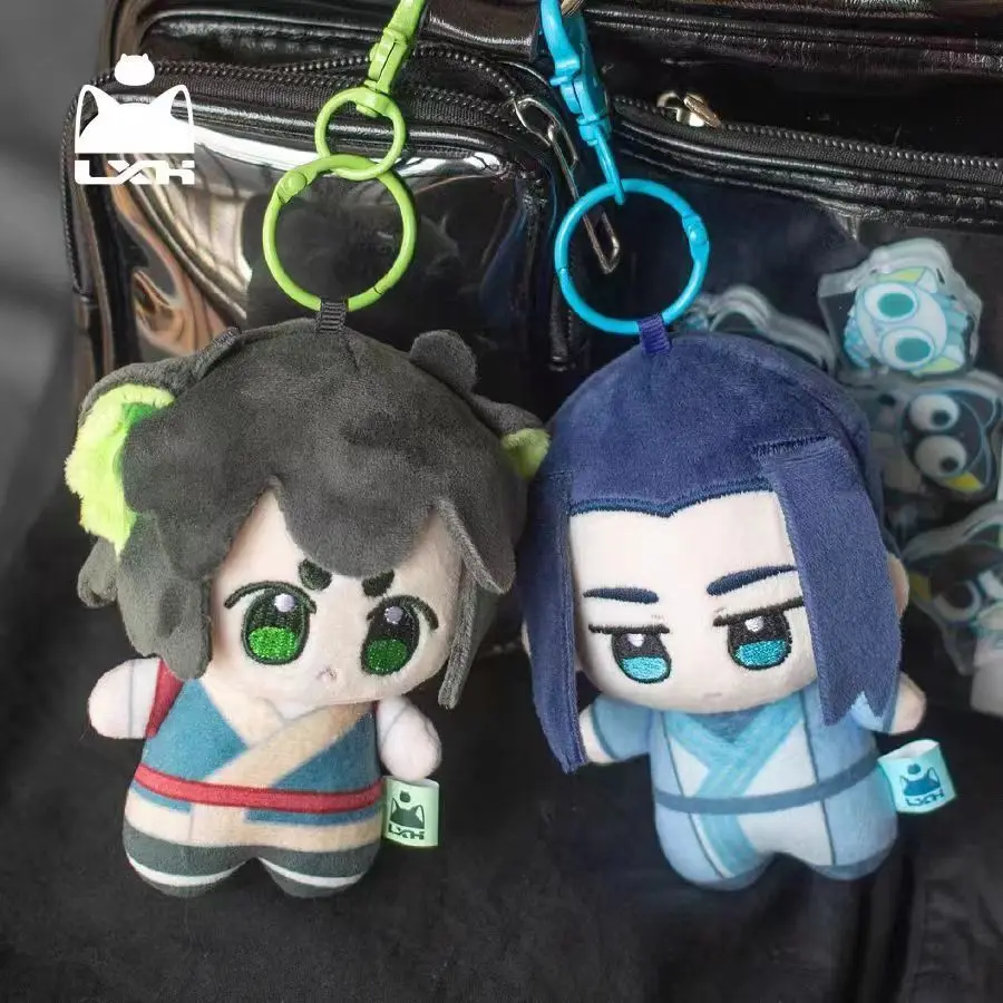 Peluche 10cm, roman la légende de Luo Xiaohei Wuxian, poupée-mignon, cadeau de réunion, sac à dos, pendentif, porte-clés