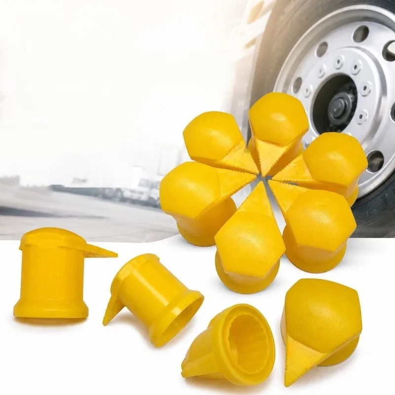 24 pcs 32mm Truck Wheel Pointers for DIY Vehicle Inspection, Easy Snap-On Install, Dust Proof Protection