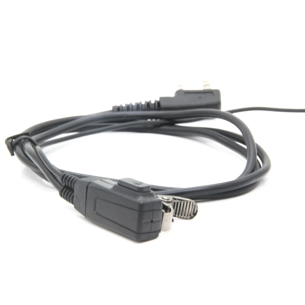 2pin Covert อะคูสติก FBI ชุดหูฟังหูฟัง Security Agent หูฟังหูฟังหูฟังไมโครโฟนวิทยุสื่อสารขนาดจิ๋ว Talkie วิทยุ