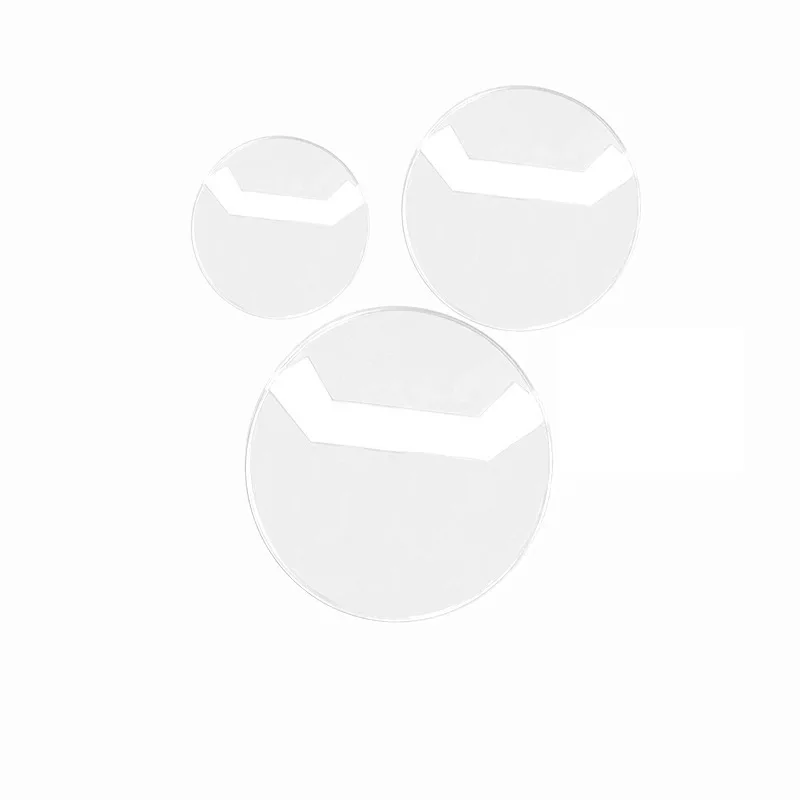 10PCS Transparent PVC Badge Protector Sleeves for 58/75mm Japan Game Anime Pins Scratch-Proof  Badges Covers Soft Rubber Pocket