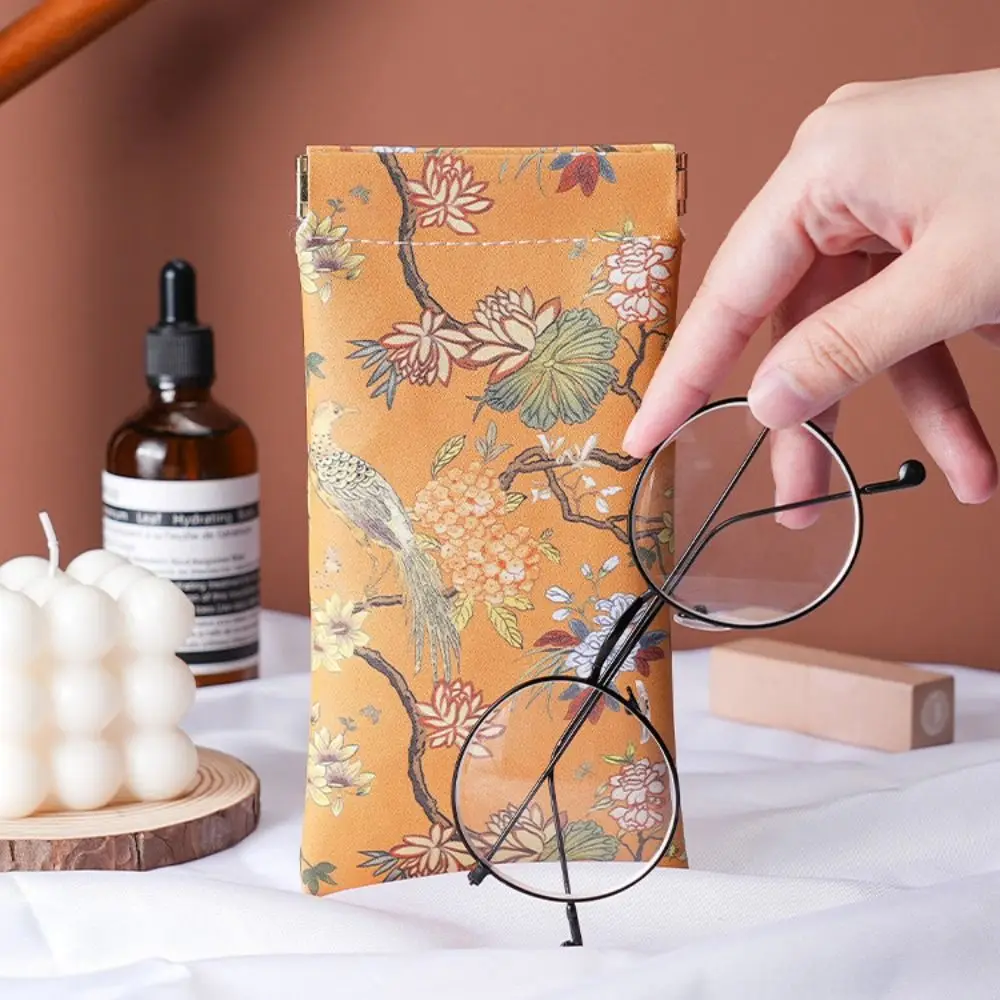 حقيبة نظارات مقاومة للضغط من الجلد الصناعي ، حقيبة محمولة مضادة للضياع ، تخزين نظارات شمسية بسيط