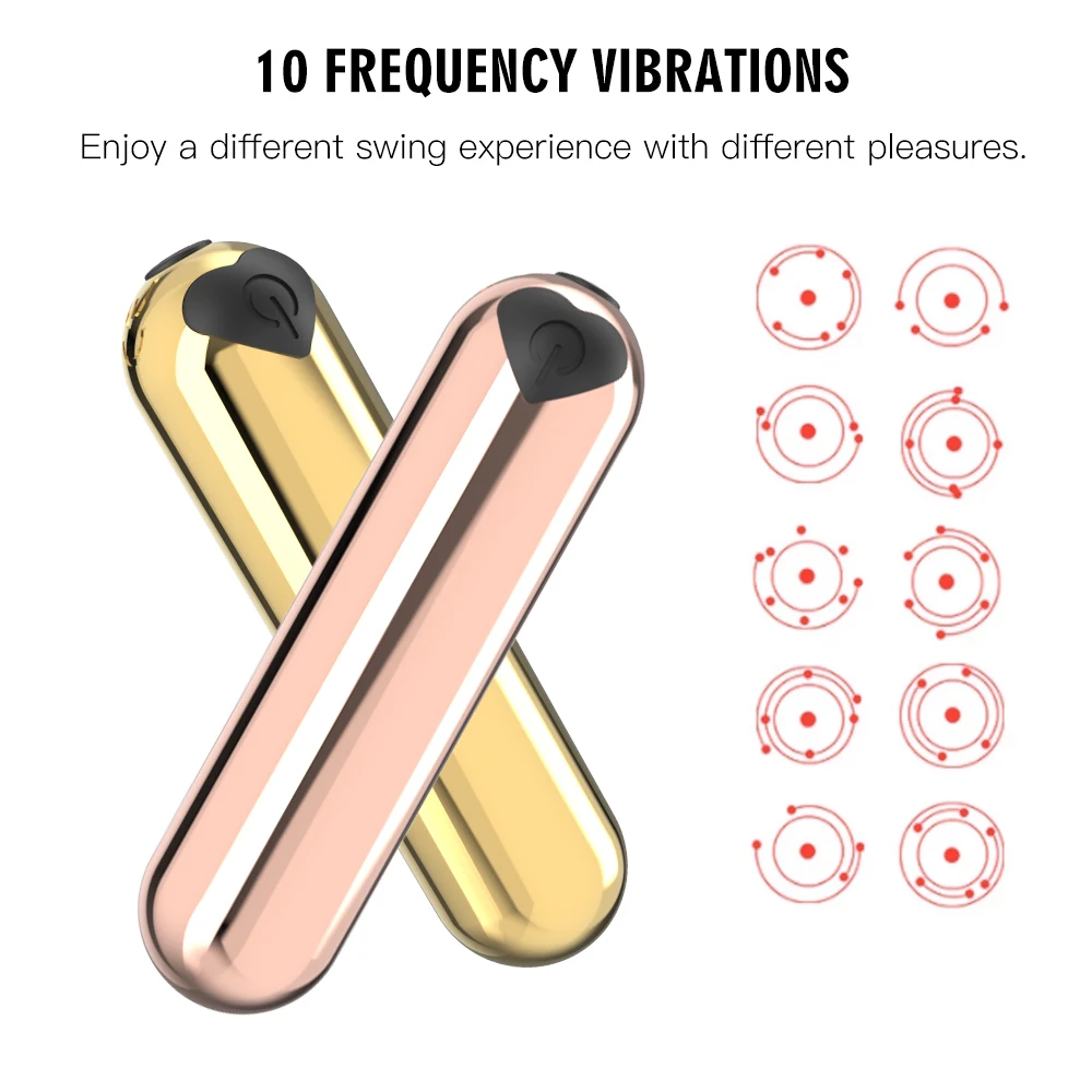 Mini Powerful Bullet Vibrators Sex Toys For Women Dildo Vibrator Female G-spot Clitoris Stimulator Massager USB Charging SexShop