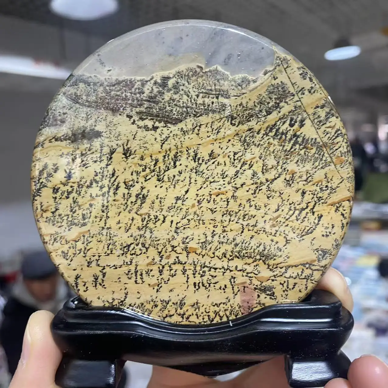 Natural Picture Stone Crystal Quartz Decorative Piece, Capable Of Enhancing Vitality And Healing, Suitable For Home And Office D