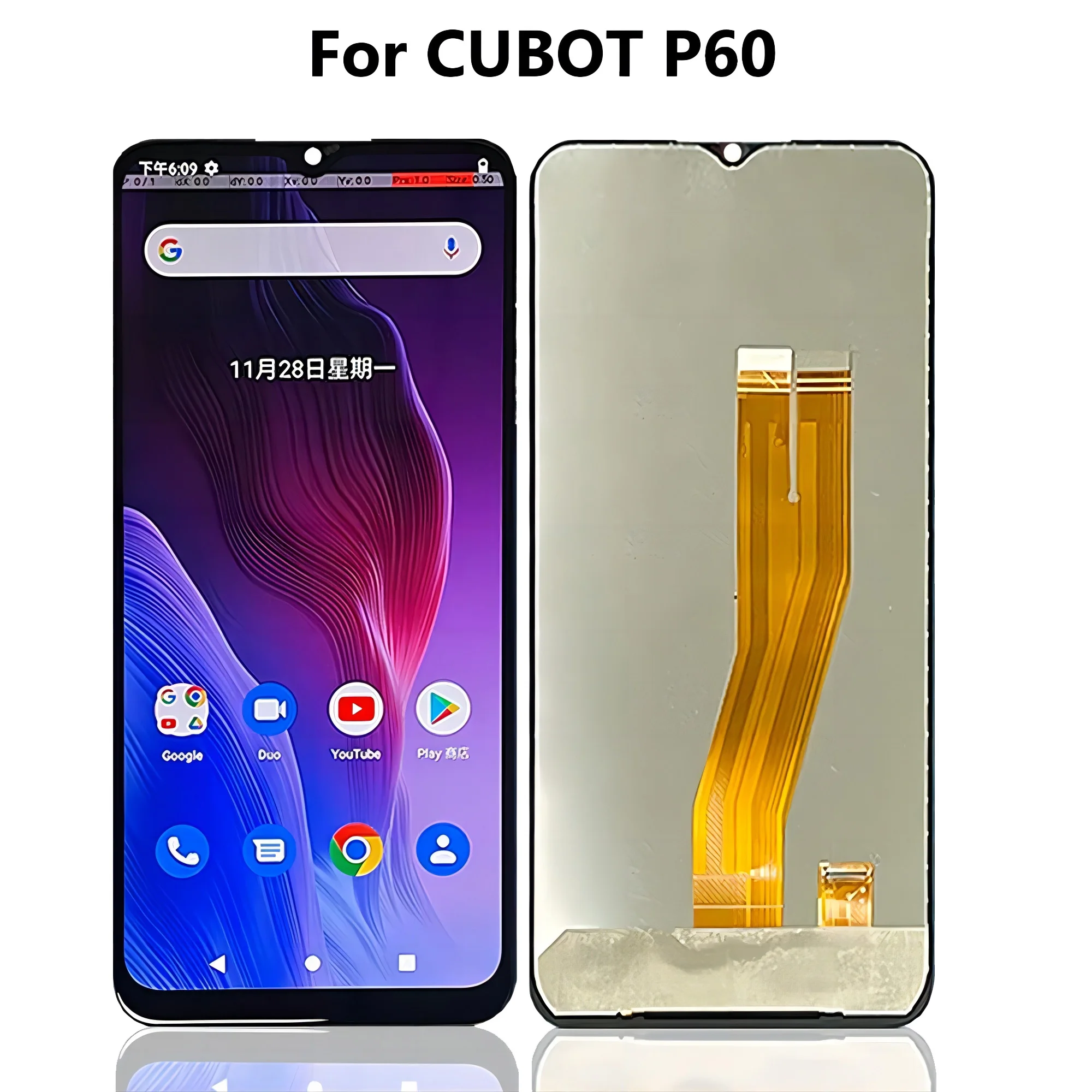 New For Cubot P40 P50 P60 P80 LCD Display with Touch Screen Digitizer Assembly Phone Accessories replacement