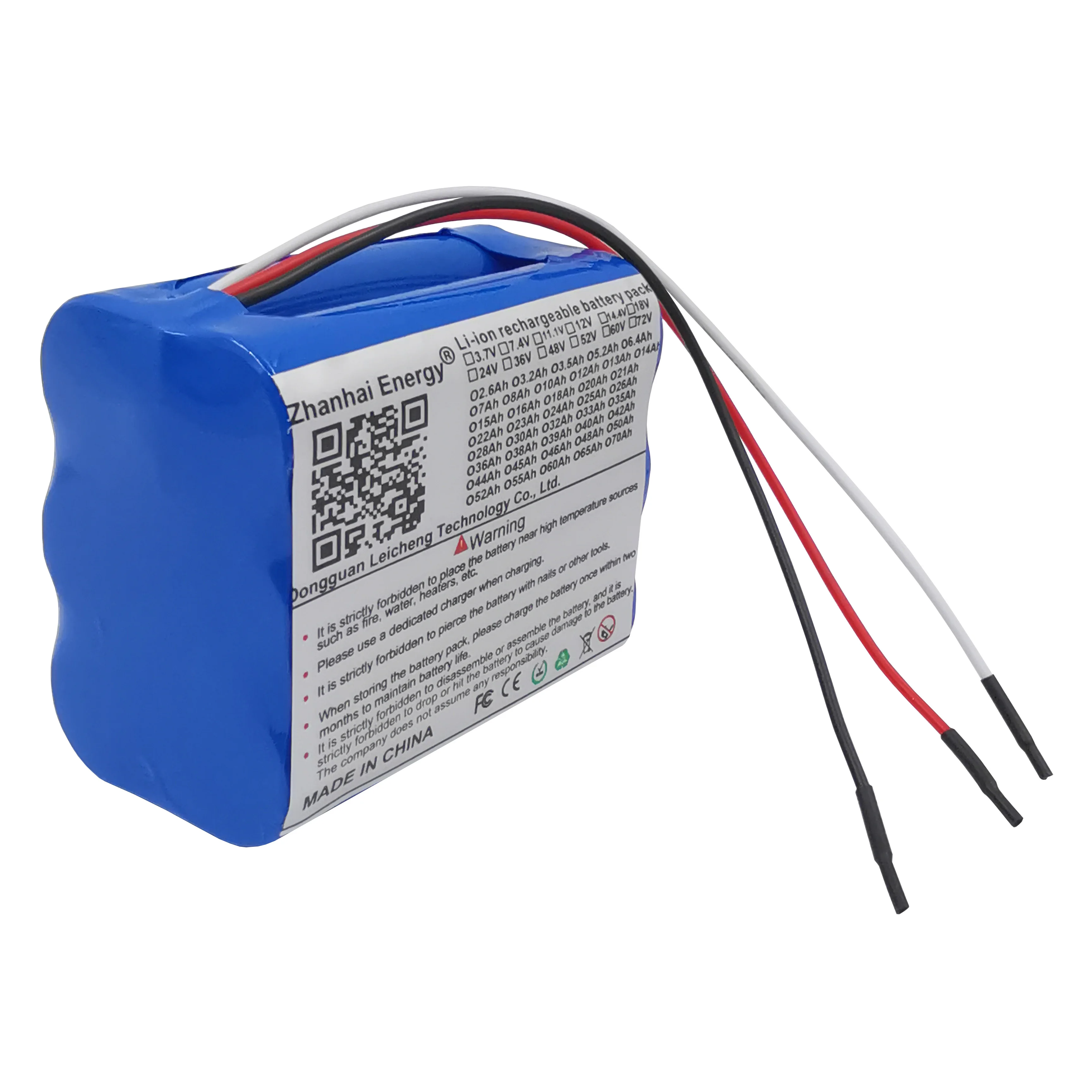 

11.1V 12V 6400mAh 5200mAh 18650 Li-Ion Rechargeable Battery Pack 3S 2P For All 12V Electrical Equipment New Customizable Wholesa