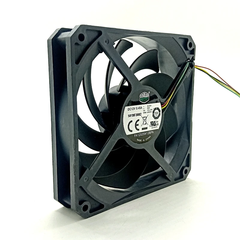 FA12025M12BPA Computer PC Cpu Cooling Fan 120mm 12cm 12V,High Speed CFM Cooler