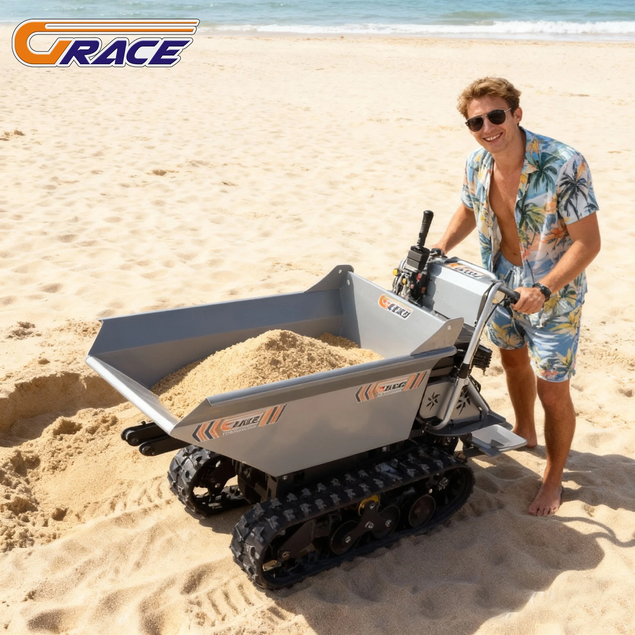 حار بيع 500 كجم البسيطة المسار قلابة صغيرة الزاحف قلابة الهيدروليكية القيادة شاحنة صغيرة قلابة Epa للبيع