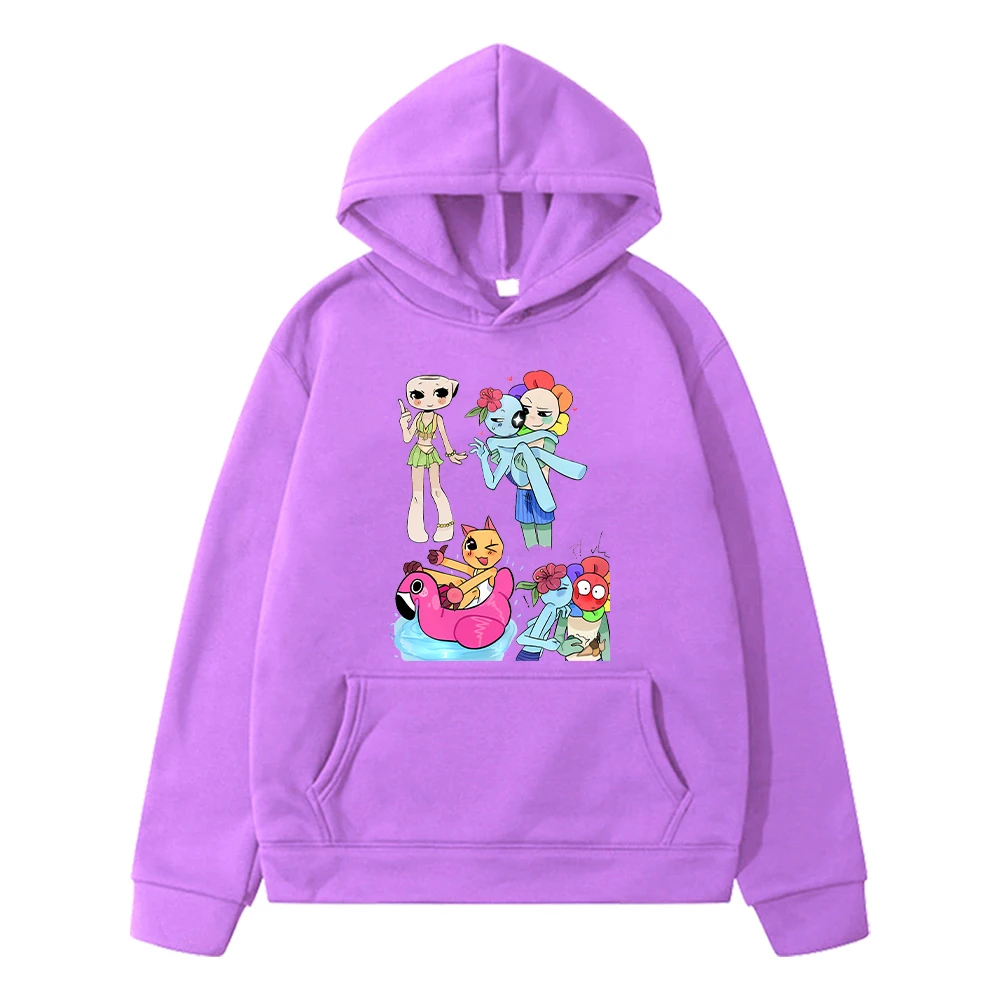 Dandys World  Autumn anime hoodie Fleece Sweatshirt Cartoon Pullover boys Kawaii hoodies jacket y2k sudader kids clothes girls