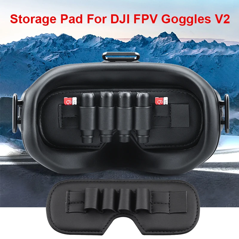 Antenna Storage Pad For DJI FPV Goggles V2 Dustproof Lens Protector Memory Card Slot Holder For DJI FPV VR Glasses Accessory