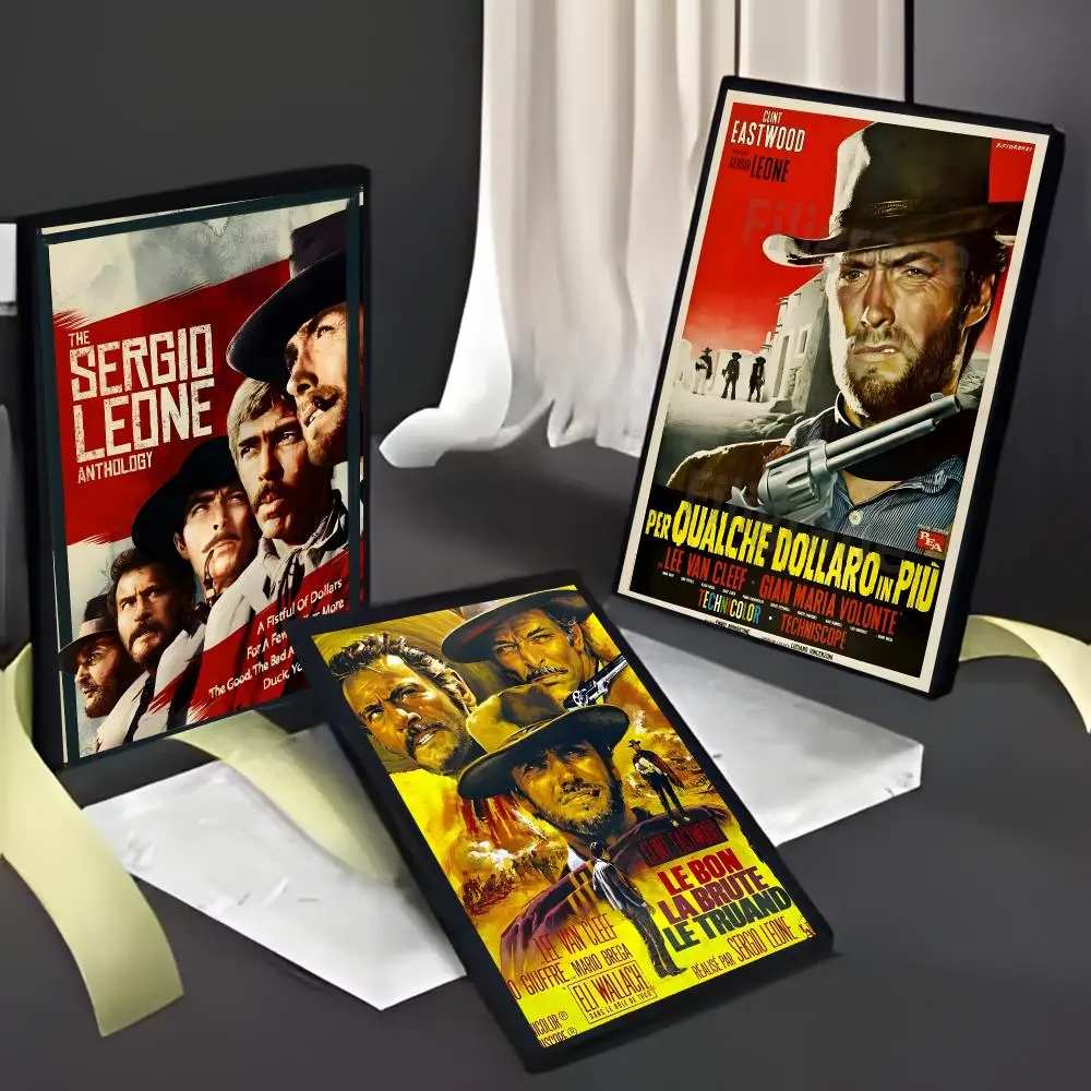 Legendary Film Director Sergio Leone Poster American Film Mural Home Childrens Room Wall Decor Print