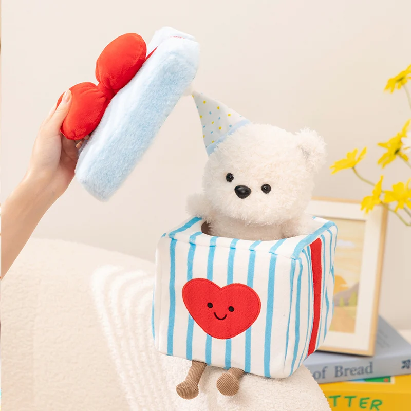 만화 귀여운 곰 인형 고품질 꽃바구니 곰 선물 상자 곰 홈 장식 발렌타인데이 여자친구 선물