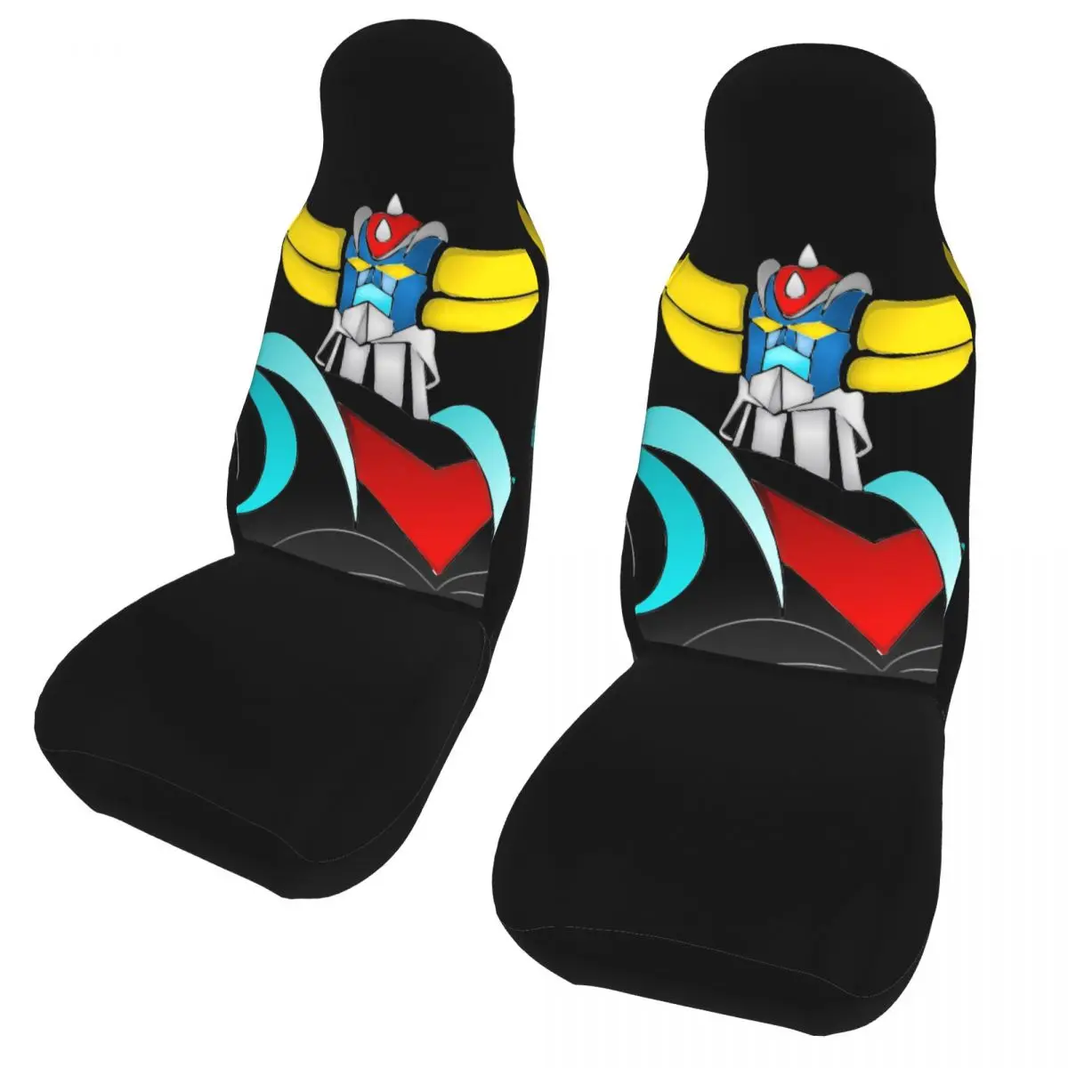 Mazinger Z Universal Car Seat Cover Off-Road AUTOYOUTH Grendizer Robot Car Seat Protection Covers Polyester Seat Protector