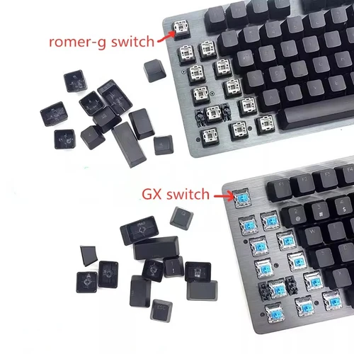 Tapas de llave de repuesto para Logitech G512 G513 con interruptor Romer-G Ctrl Alt Win Shift Space Bar ESC Tab Capslock Keycap