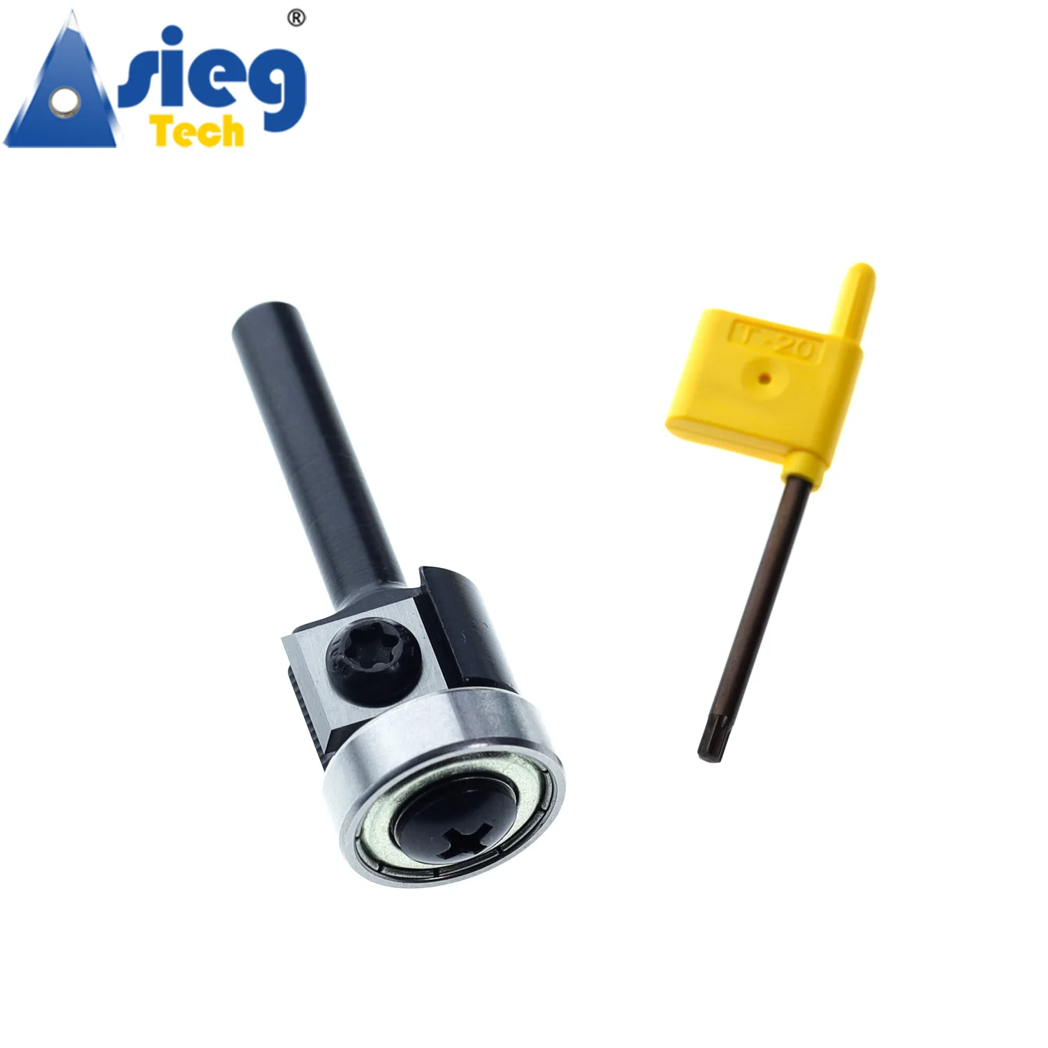 Imagem -05 - Espiral Flush Guarnição Router Bit Shank Rolamentos Inferiores Template Trimmer Carbide Insert Cutter 12 mm Comprimento de Corte 635 mm 4