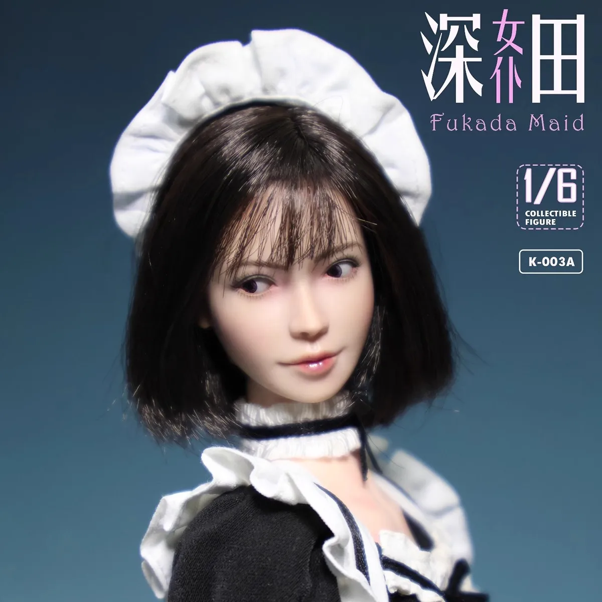 YYDS Jktoys 1/6 Weibliche Soldat Fukada Maid Serie Bewegliche Augen Kopf Carving Modell Spielzeug Für 12'' Action Figur Körper auf Lager
