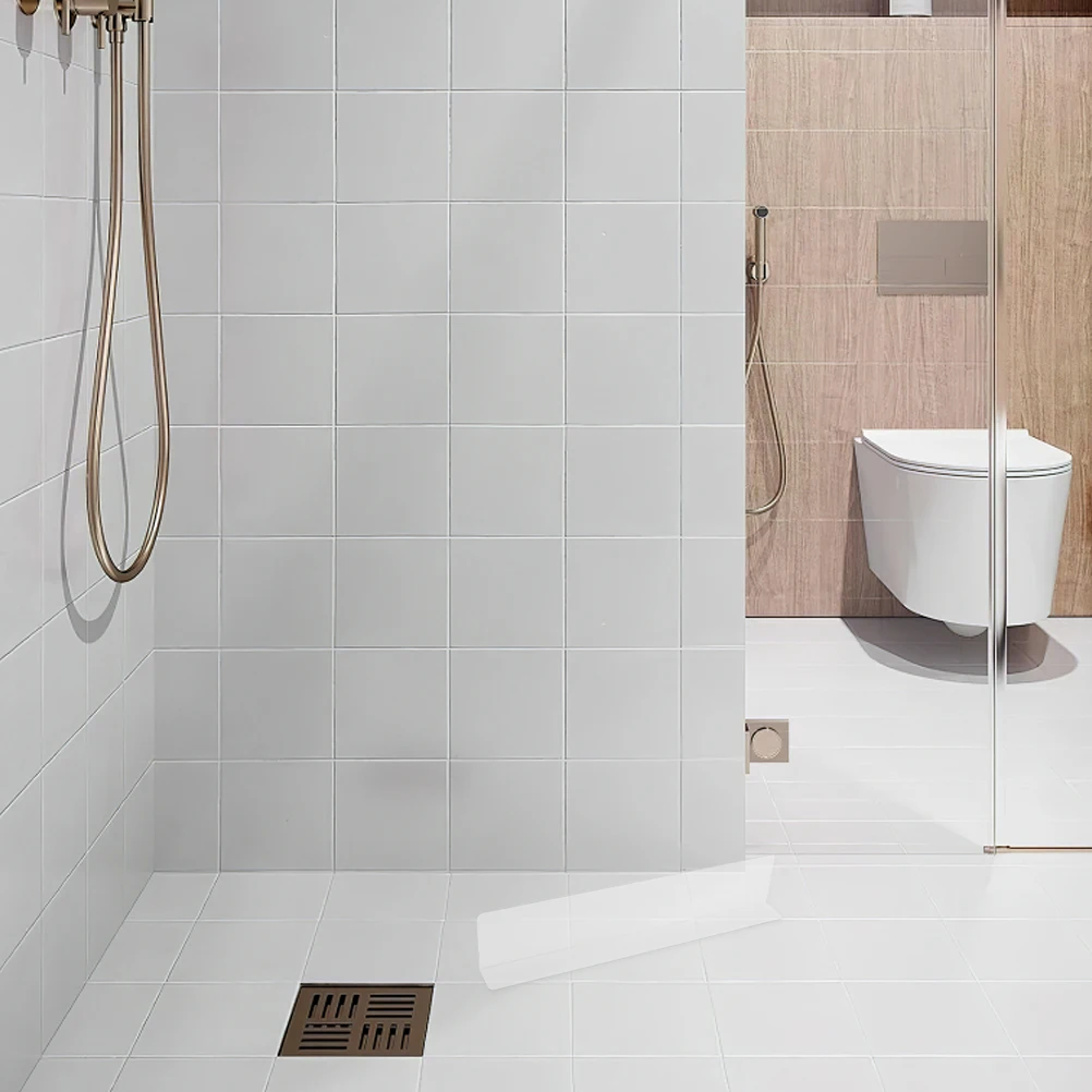 

2pcs Clear Bathtub Splash Pvc Shower Water Guard For Bathroom Sink Corner Spatter Protector Easy Install No Tools Bathtub Shower