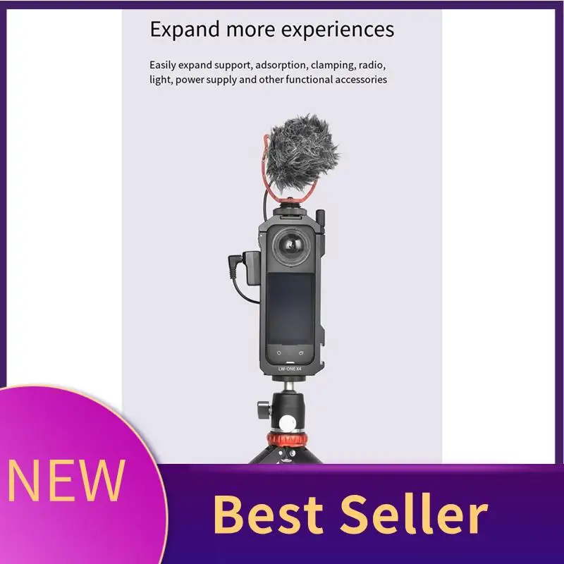 Insta360 ONE X4 용 HFES Insta360 X4 금속 확장 베젤 용 금속 케이지 섀도우 스톤 X4 액션 카메라 액세서리